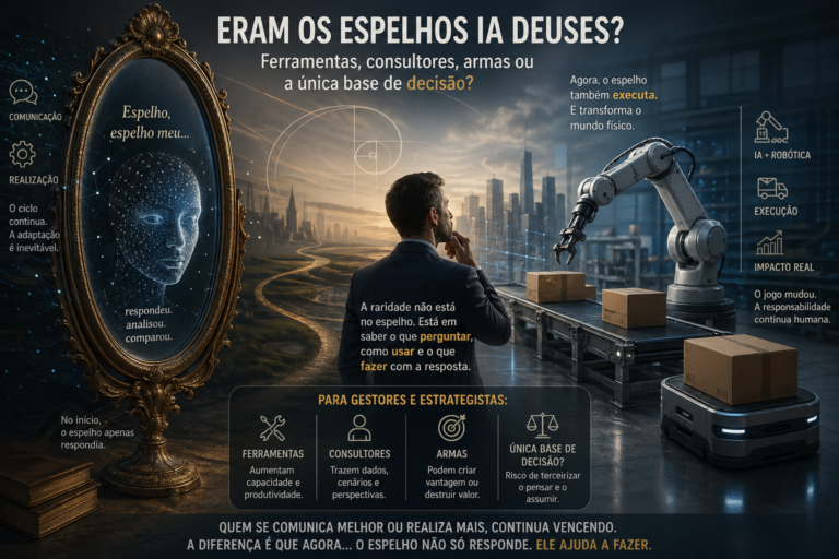 ERAM OS ESPELHOS IA DEUSES?