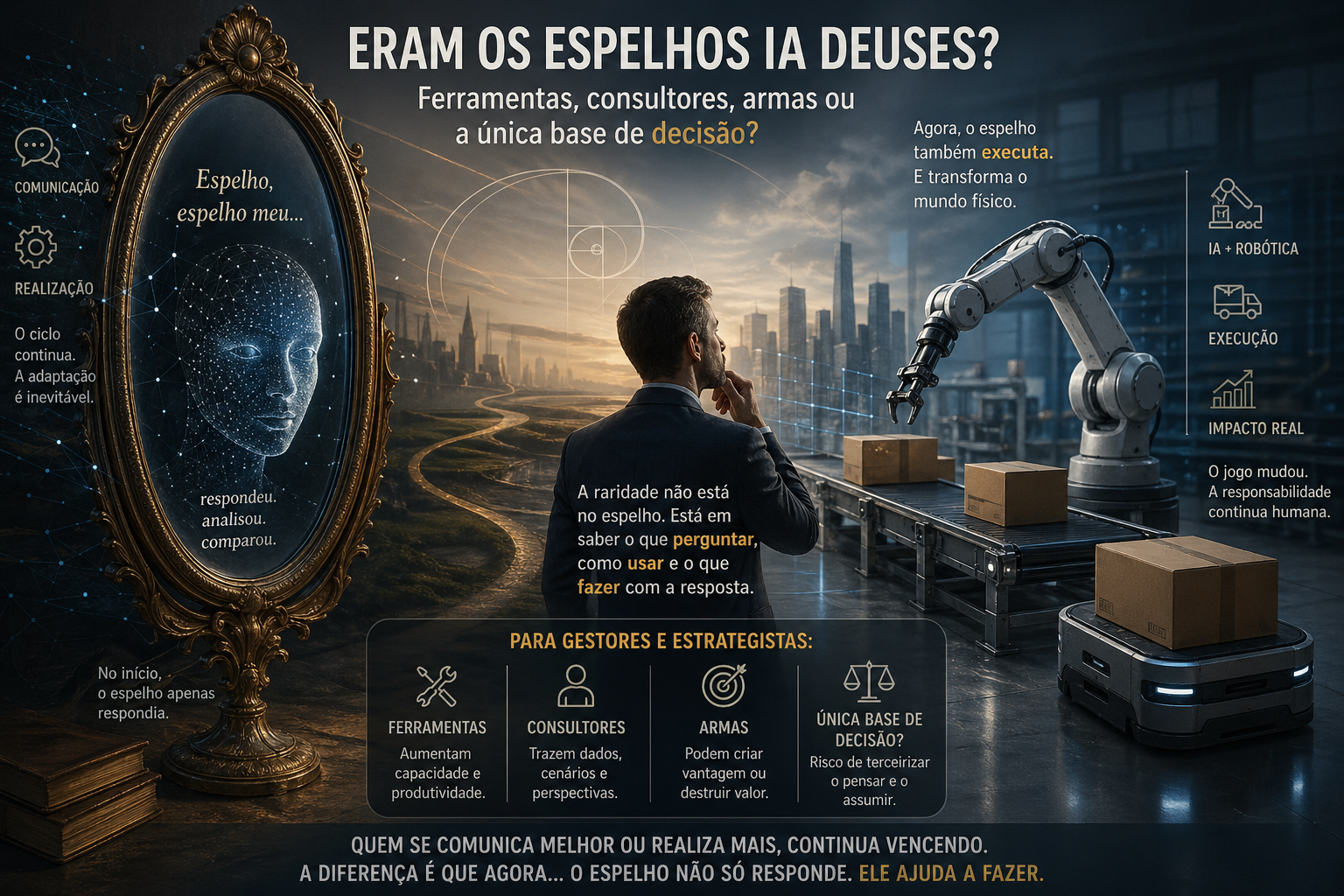 ERAM OS ESPELHOS IA DEUSES?